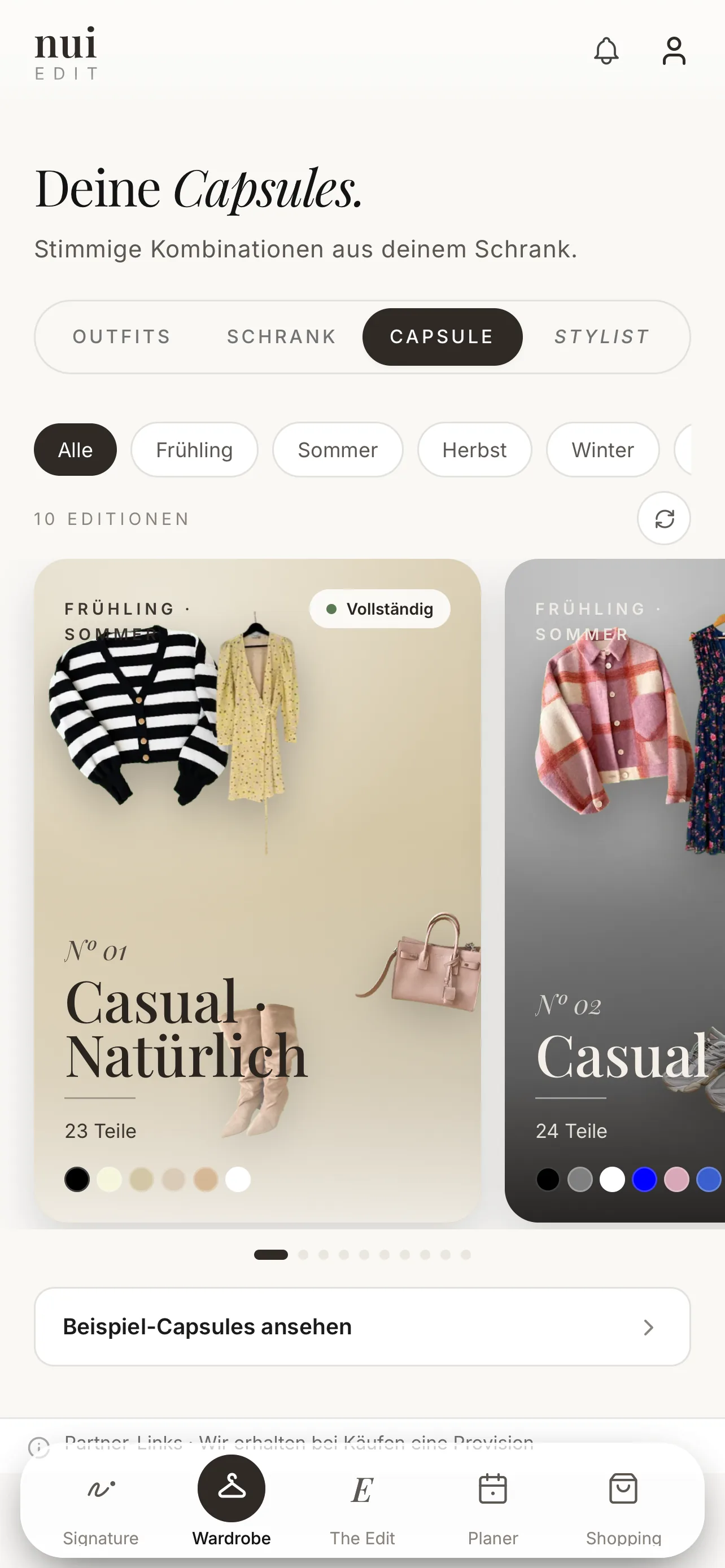 Capsule Wardrobe