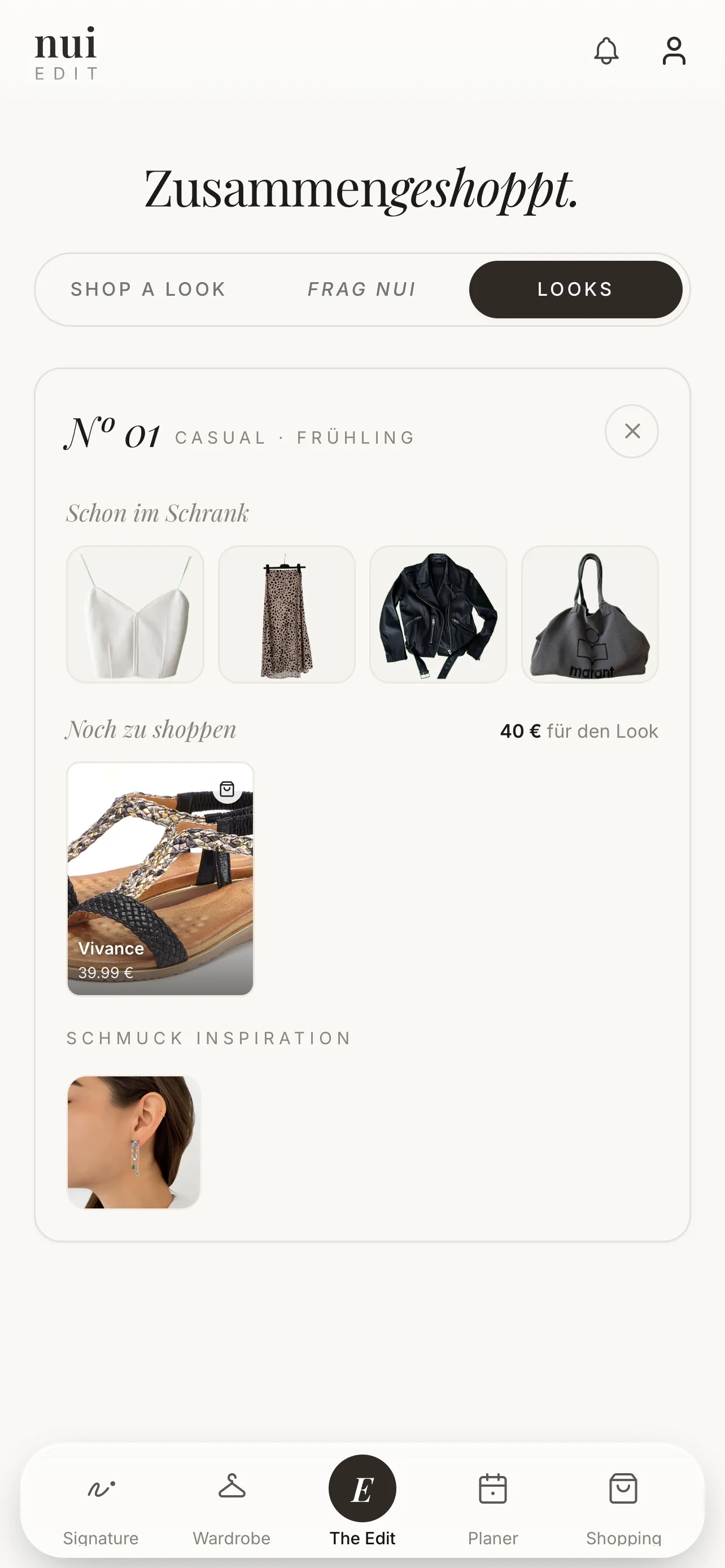 The Edit · schon im Schrank und noch zu shoppen